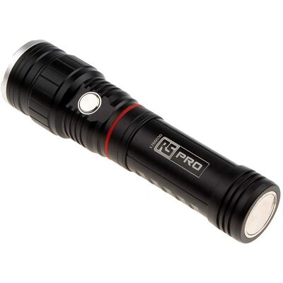 Linterna LED RS PRO - Recargable, 550 lm, Alcance 100 m Linterna LED RS PRO - Recargable, 550 lm, Alcance 100 m