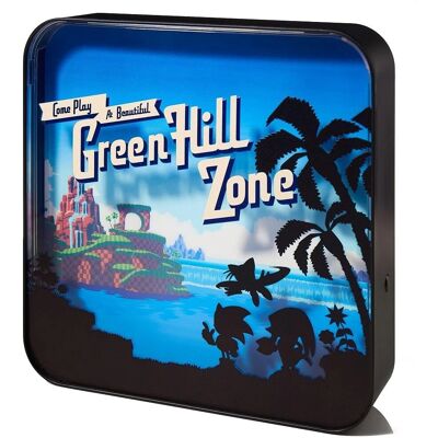 Numskull Sonic der Igel Green Hill Zone Plexiglaslampe - Dekoratives Licht Numskull Sonic der Igel Green Hill Zone Plexiglaslampe - Dekoratives Licht