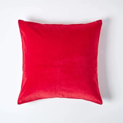 Homescapes Roter Samtbezug Groß Quadrat 60 x 60cm Homescapes Roter Samtbezug Groß Quadrat 60 x 60cm