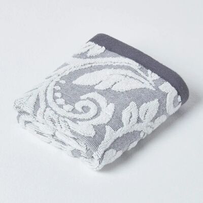 Homescapes Damask Turkish Cotton 600 GSM Guest Towel Homescapes Damask Turkish Cotton 600 GSM Guest Towel