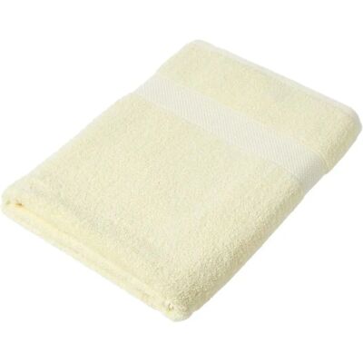 Homescapes Turkish Cotton Jumbo Towel - Yellow - Unisex - 500 GSM Homescapes Turkish Cotton Jumbo Towel - Yellow - Unisex - 500 GSM