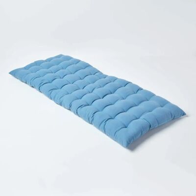 Homescapes Airforce Blue Sitzkissen - 2-Sitzer Homescapes Airforce Blue Sitzkissen - 2-Sitzer