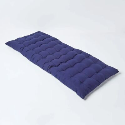 Homescapes Marineblaue Bankkissen - 2-Sitzer Homescapes Marineblaue Bankkissen - 2-Sitzer