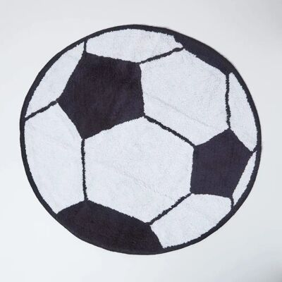 Tapis pour enfants en coton tufté lavable Homescapes - Tapis football - Publicité Tapis pour enfants en coton tufté lavable Homescapes - Tapis football - Publicité