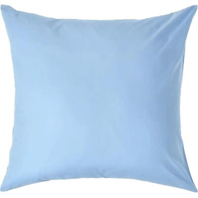 Housse d'oreiller en coton égyptien Homescapes - 60x60 cm Bleu - Type de Produit - Publicité Housse d'oreiller en coton égyptien Homescapes - 60x60 cm Bleu - Type de Produit - Publicité
