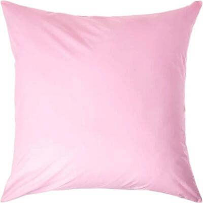 Housse d'oreiller Homescapes Rose en coton égyptien - 60 x 60 cm, 200 TC - Publicité Housse d'oreiller Homescapes Rose en coton égyptien - 60 x 60 cm, 200 TC - Publicité