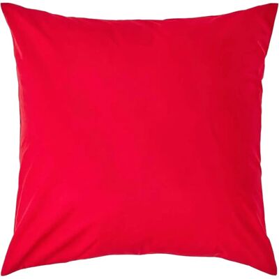 Housse de Coussin en Coton Égyptien Homescapes - 60x60 cm, Rouge - Publicité Housse de Coussin en Coton Égyptien Homescapes - 60x60 cm, Rouge - Publicité