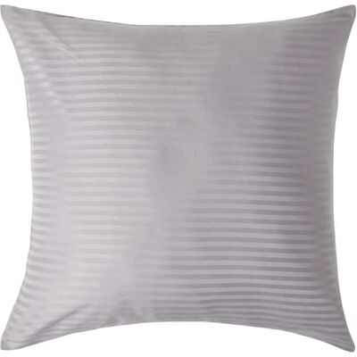 Homescapes Carré 60x60cm en coton égyptien rayures satin Housse de coussin - Publicité Homescapes Carré 60x60cm en coton égyptien rayures satin Housse de coussin - Publicité