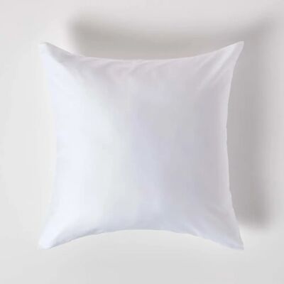 Homescapes Organic Cotton Pillowcase - 60x60 cm - White - Pillowcase Homescapes Organic Cotton Pillowcase - 60x60 cm - White - Pillowcase