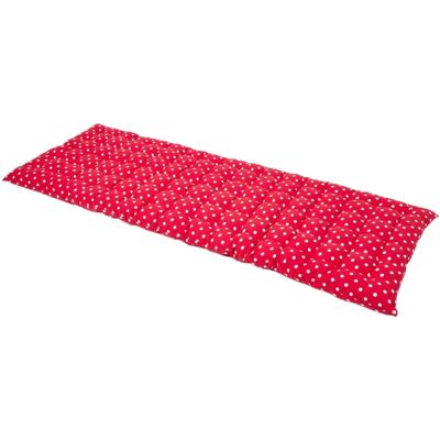 Homescapes Red Polka Dot Bench Cushion - 3 Seater - Outdoor Indoor Homescapes Red Polka Dot Bench Cushion - 3 Seater - Outdoor Indoor