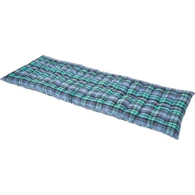 Homescapes Green Tartan Bench Seat Pad Cushion - Bench Cushion Homescapes Green Tartan Bench Seat Pad Cushion - Bench Cushion