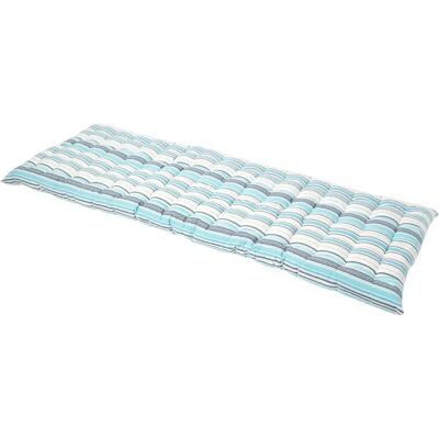Homescapes Blue Stripe Bench Seat Cushion - bench cushion Homescapes Blue Stripe Bench Seat Cushion - bench cushion