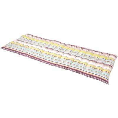 Homescapes Osaka Stripe Bench Cushion - 3 Seater, Green Homescapes Osaka Stripe Bench Cushion - 3 Seater, Green