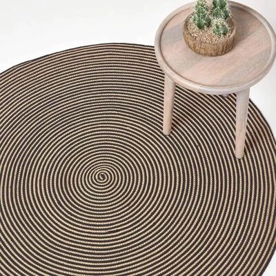 Homescapes Handgewebter Spiral Flechtteppich - Teppich Homescapes Handgewebter Spiral Flechtteppich - Teppich
