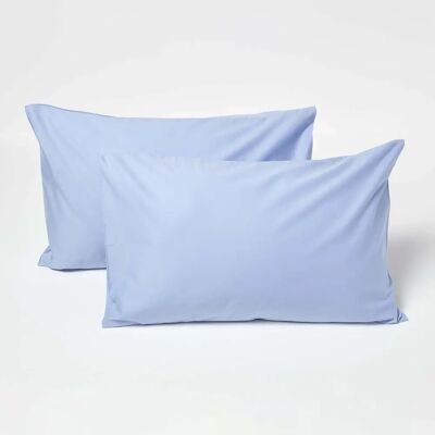 Homescapes Blue Cotton Kids Pillowcases - Kids Pillowcases Homescapes Blue Cotton Kids Pillowcases - Kids Pillowcases