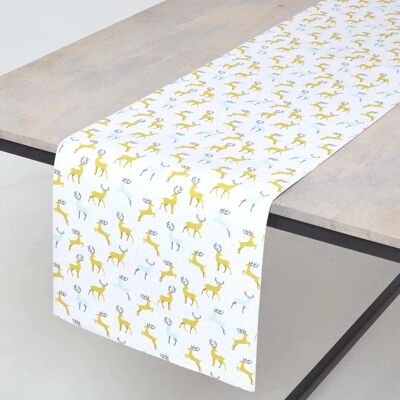 Homescapes Blue Winterland Christmas Table Runner - Table Runner Homescapes Blue Winterland Christmas Table Runner - Table Runner