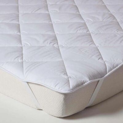 Homescapes Luxury Extra Thick 500 GSM Cotton Mattress Topper - Super King Homescapes Luxury Extra Thick 500 GSM Cotton Mattress Topper - Super King