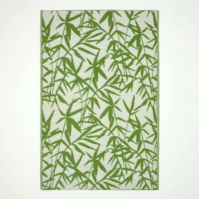 Tapis d'extérieur Zena Tropical Vert - Recyclé, Imperméable, 150cm x 240cm - Publicité Tapis d'extérieur Zena Tropical Vert - Recyclé, Imperméable, 150cm x 240cm - Publicité