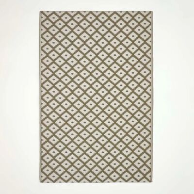 Tapis d'extérieur géométrique vert olive de Homescapes - Tapis d'extérieur - Publicité Tapis d'extérieur géométrique vert olive de Homescapes - Tapis d'extérieur - Publicité