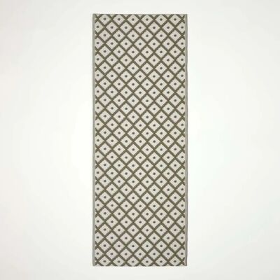 Tapis d'extérieur géométrique vert olive Homescapes - Tapis - Publicité Tapis d'extérieur géométrique vert olive Homescapes - Tapis - Publicité