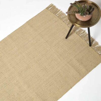 Tapis en jute naturel tissé à la main Zaphyr - Tapis - Publicité Tapis en jute naturel tissé à la main Zaphyr - Tapis - Publicité