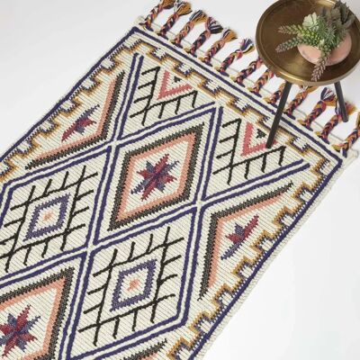 Homescapes Tapis Kilim Géométrique Multicolore 120 x 170 cm Goa Tissé à la Main - Tapis - Publicité Homescapes Tapis Kilim Géométrique Multicolore 120 x 170 cm Goa Tissé à la Main - Tapis - Publicité