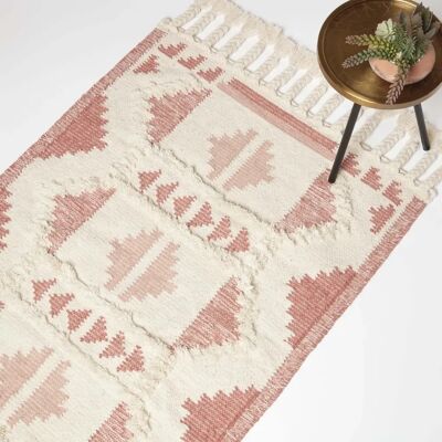Homescapes Tapis Kilim Rose Satara 160 x 230 cm - Publicité Homescapes Tapis Kilim Rose Satara 160 x 230 cm - Publicité