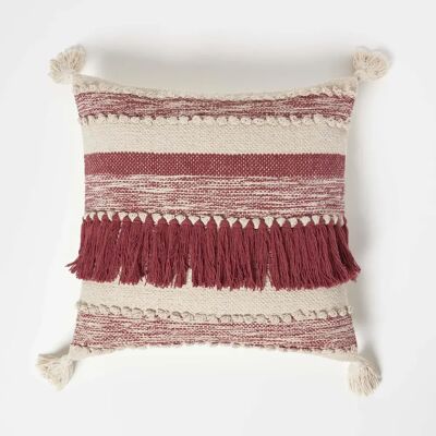Coussin Kilim Rouge Tissé à la Main Zadar - Coussin - Publicité Coussin Kilim Rouge Tissé à la Main Zadar - Coussin - Publicité
