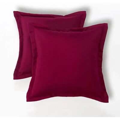 HOMESCAPES Burgundy Outdoor Cushion - Set of 2 HOMESCAPES Burgundy Outdoor Cushion - Set of 2