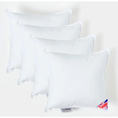 Homescapes - Microfibre Cushion Pad - 4 Pack - 35x35 cm - Cushion Pad Insert Homescapes - Microfibre Cushion Pad - 4 Pack - 35x35 cm - Cushion Pad Insert