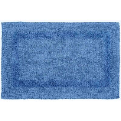Homescapes - Bath mat - Cobalt Blue - Cotton - Reversible Homescapes - Bath mat - Cobalt Blue - Cotton - Reversible