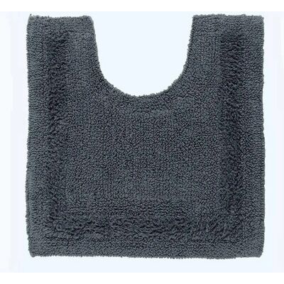 Homescapes Grey Pedestal Mat - Bath Mat Homescapes Grey Pedestal Mat - Bath Mat