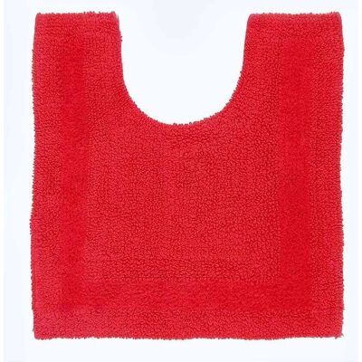 Homescapes Roter Pedestal Teppich - Badmatte Homescapes Roter Pedestal Teppich - Badmatte