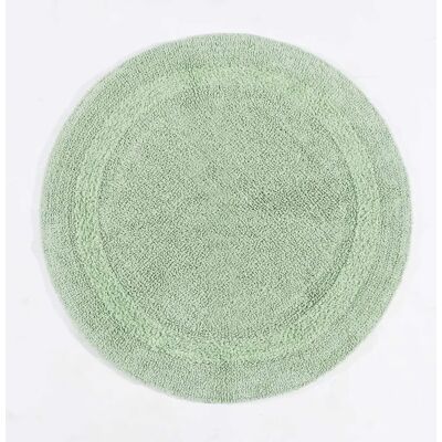 Homescapes Vert Sauge Tapis de Bain - Rond - Coton Réversible Luxe - Publicité Homescapes Vert Sauge Tapis de Bain - Rond - Coton Réversible Luxe - Publicité