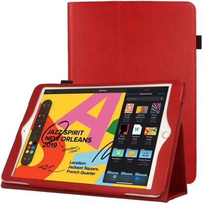 TECHGEAR - iPad 10.2 7th-9th Gen - Leather - Folio Case TECHGEAR - iPad 10.2 7th-9th Gen - Leather - Folio Case