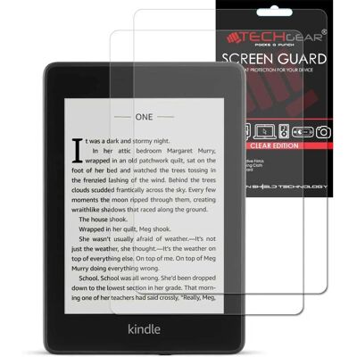 TECHGEAR - Kindle Paperwhite 4 - 2 Pack - Screen Protector TECHGEAR - Kindle Paperwhite 4 - 2 Pack - Screen Protector