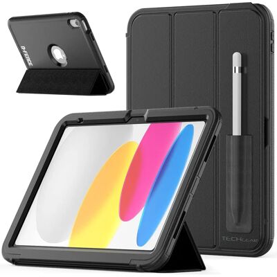 TECHGEAR - D-FENCE - Preto - iPad 10. geração 10.9 - Capinha TECHGEAR - D-FENCE - Preto - iPad 10. geração 10.9 - Capinha