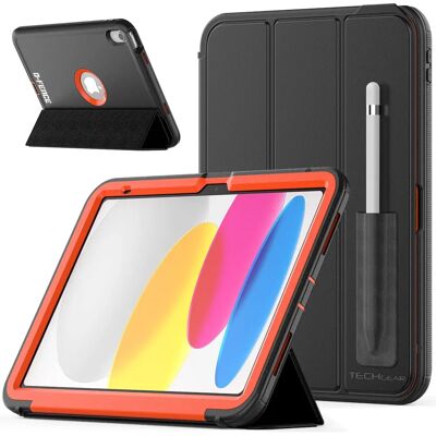 TECHGEAR - D-FENCE - Orange - 10.9-inch - Case TECHGEAR - D-FENCE - Orange - 10.9-inch - Case