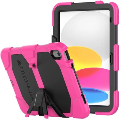 TECHGEAR G-SHOCK Design - iPad 10th Gen 10.9" Pink - Heavy Duty Case TECHGEAR G-SHOCK Design - iPad 10th Gen 10.9" Pink - Heavy Duty Case