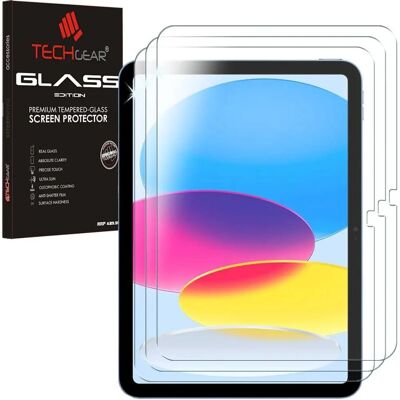TECHGEAR - iPad 10th Gen 10.9 - 3 Pack - Glass TECHGEAR - iPad 10th Gen 10.9 - 3 Pack - Glass