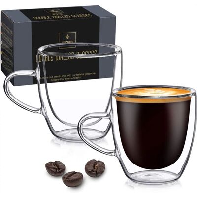 Techgear - Double Walled Espresso Mug - 90ml - Mug Techgear - Double Walled Espresso Mug - 90ml - Mug