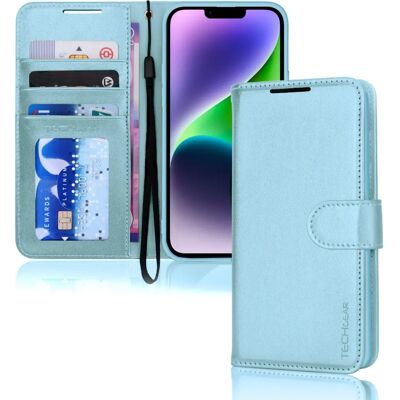 TECHGEAR - iPhone 14 - Carteira de couro - Suporte - Case TECHGEAR - iPhone 14 - Carteira de couro - Suporte - Case