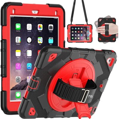 Techgear SUPE Case - 360° Rotating Stand - Hand & Shoulder Strap - Shockproof Techgear SUPE Case - 360° Rotating Stand - Hand & Shoulder Strap - Shockproof