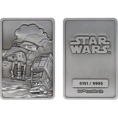 Fanattik Star Wars Battle Hoth Limited Edition Metal Collectible Ingot Fanattik Star Wars Battle Hoth Limited Edition Metal Collectible Ingot