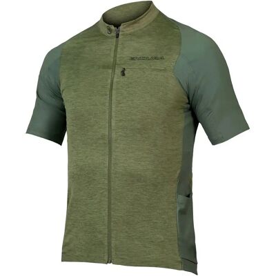 Endura Olivengrønn Reiver Kortermet Sykkjersey - Prestasjonspassform Endura Olivengrønn Reiver Kortermet Sykkjersey - Prestasjonspassform