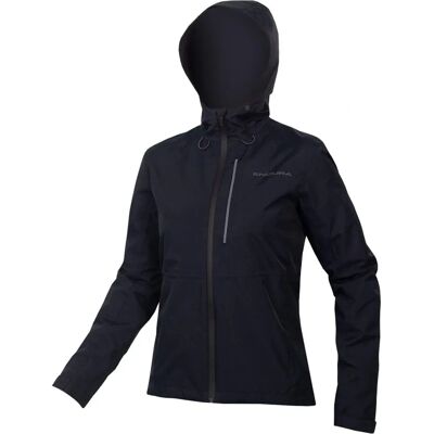 Veste MTB imperméable à capuche pour femme Endura Hummvee - Noir - S - Publicité Veste MTB imperméable à capuche pour femme Endura Hummvee - Noir - S - Publicité