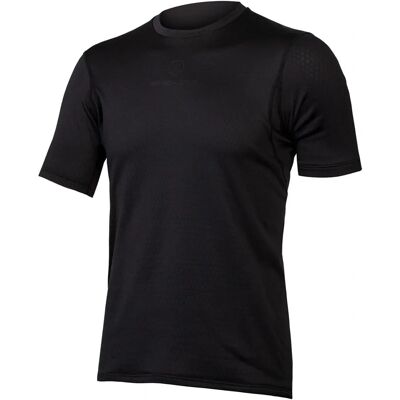 Endura Transloft T-Shirt Manches Courtes - Noir - Vêtements de Cyclisme - Publicité Endura Transloft T-Shirt Manches Courtes - Noir - Vêtements de Cyclisme - Publicité
