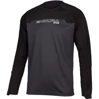 Jersey de manga larga Endura MT500 Burner - Negro - Jerseys Jersey de manga larga Endura MT500 Burner - Negro - Jerseys
