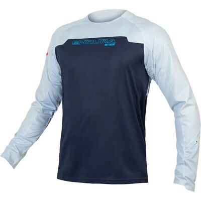 Maillot à manches longues Endura MT500 Burner - S - InkBlue - Jerseys - Publicité Maillot à manches longues Endura MT500 Burner - S - InkBlue - Jerseys - Publicité