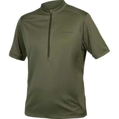 Maillot cycliste Endura Hummvee II Vert Olive - Manches Courtes Maillot cycliste Endura Hummvee II Vert Olive - Manches Courtes